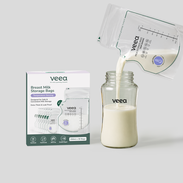 Veea Pre-Sterilised Breast Milk Storage Bags (250ml x 30 Bags)