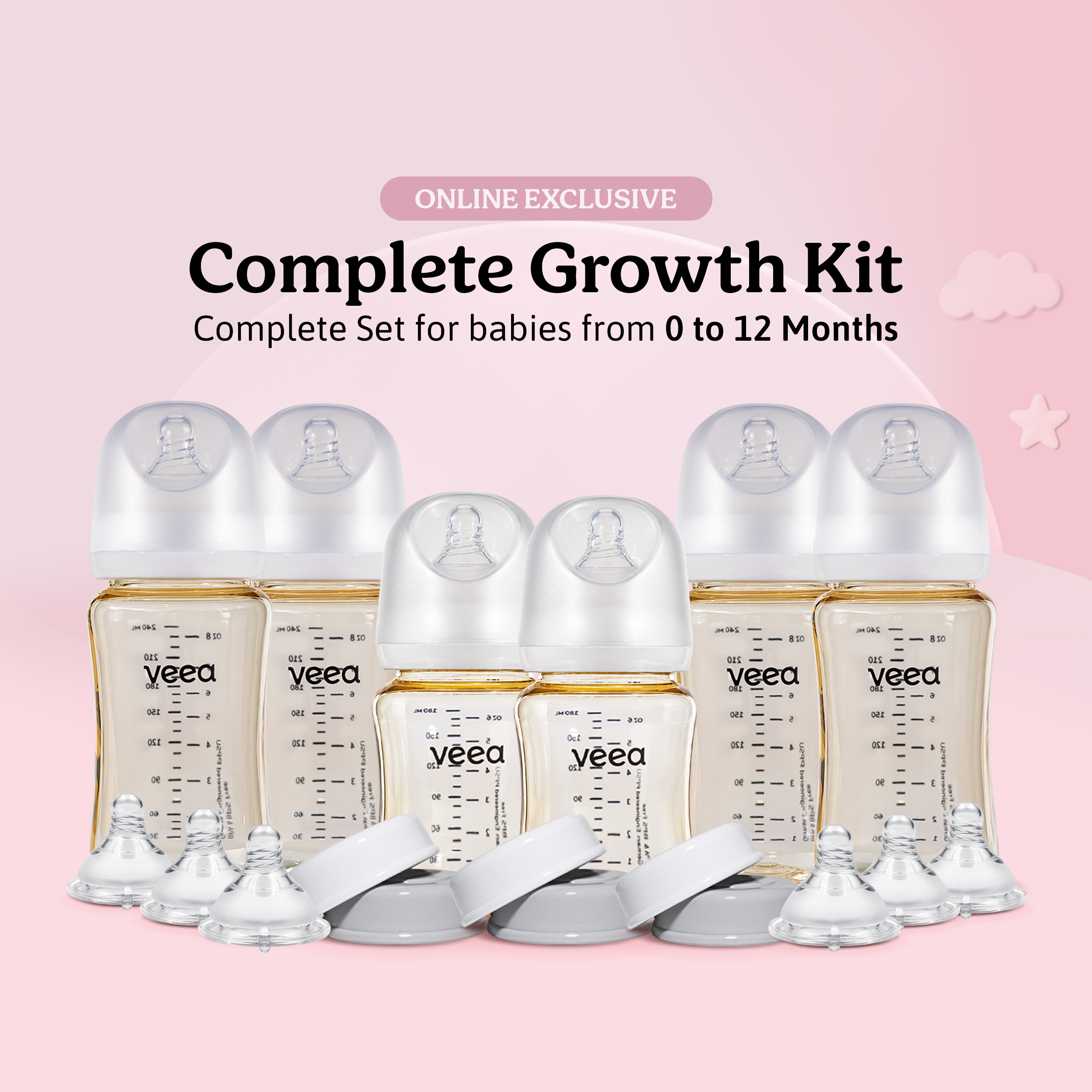 Veea GentleFlow™ Complete Growth Kit (0 to 12 months)