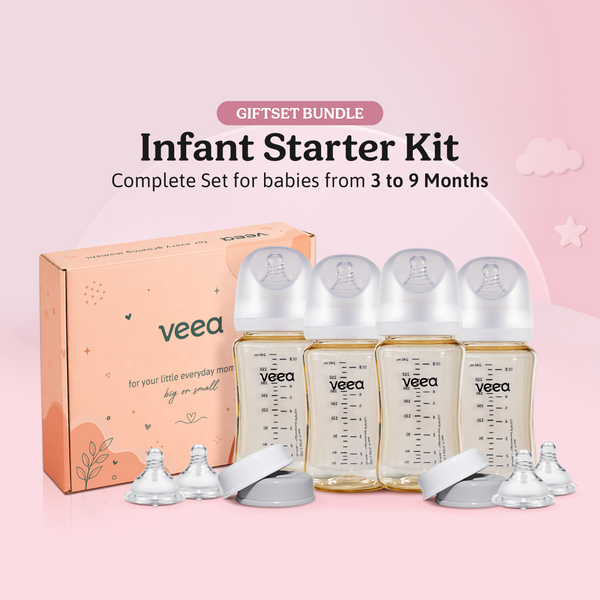 Giftset: Veea GentleFlow™ Infant Starter Kit (3 to 9 months)