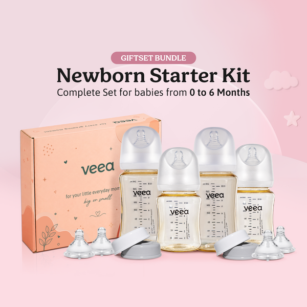 Giftset: Veea GentleFlow™ Newborn Starter Kit (0 to 6 months)