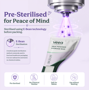 Veea Pre-Sterilised Milk Powder Storage Bags (30pcs)