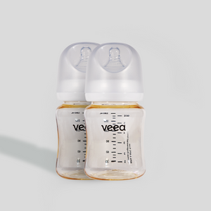 Twin Pack: 2x GentleFlow 180ml/6oz Feeding Bottle PPSU (S Size Teats for 0 to 3 months)