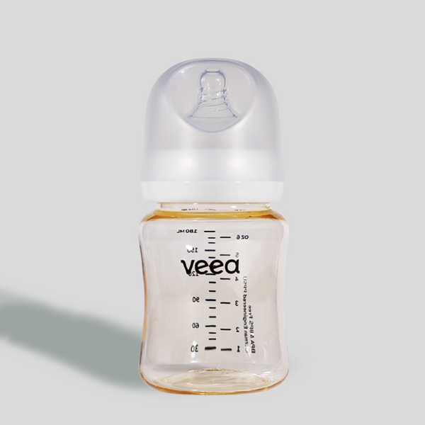 Veea GentleFlow™ 180ml/6oz Feeding Bottle PPSU (S Size Teats for 0 to 3 months)