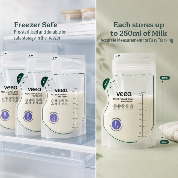 Veea Pre-Sterilised Breast Milk Storage Bags (250ml x 30 Bags)