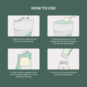 Veea Pre-Sterilised Milk Powder Storage Bags (30pcs)