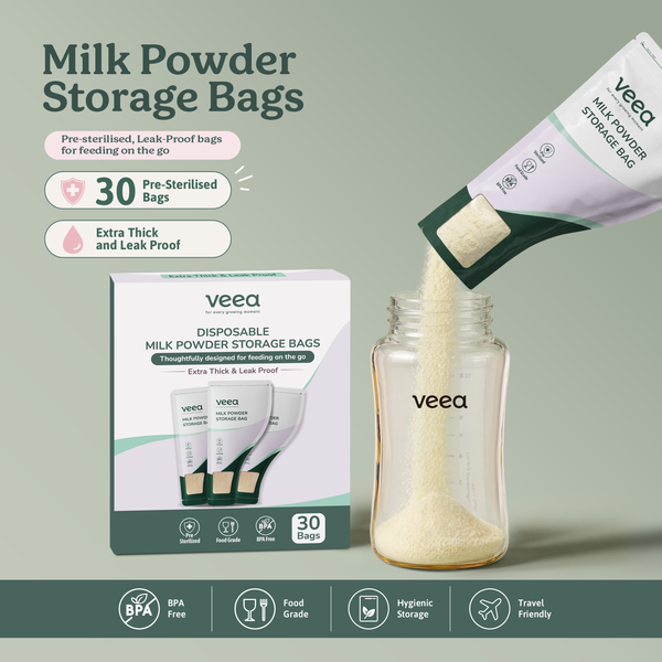 Veea Pre-Sterilised Milk Powder Storage Bags (30pcs)