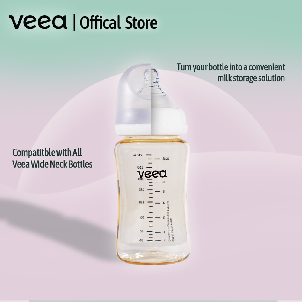 Twin Pack: 2x GentleFlow 240ml/8oz Feeding Bottle PPSU (M Size Teats for 3 to 6 months)